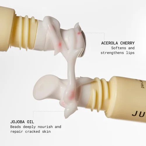 Vista 4 de JUNO & Co. Leche labial, bálsamo labial hidratante por día y mascarilla intensiva para labios por la noche, 0.3 fl oz/0.33 fl.oz