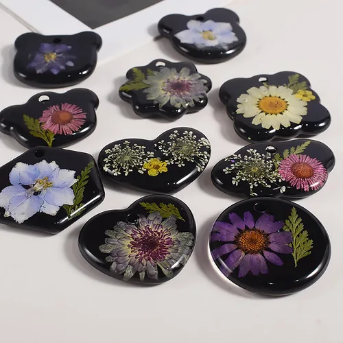 Vista 6 de Juego de moldes de joyería de 16 piezas - Colgante ovalado, resina y arcilla, moldes 3D y de silicona para fundición de resina y fabricación