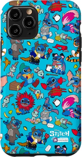 Vista 27 de iPhone 16 Disney 100 Stitch in Costume Disney Characters and Scrump Case
