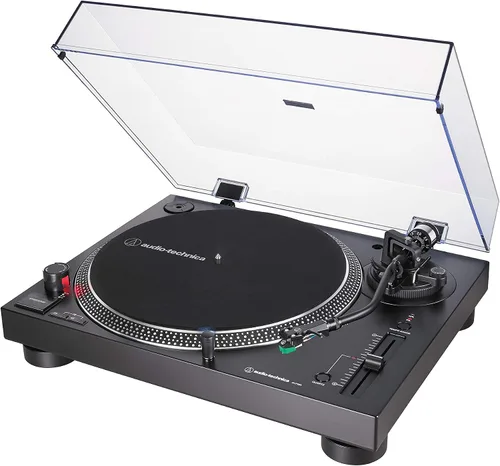 Vista 3 de Audio-Technica AT-LP120XUSB-BK - Tocadiscos de accionamiento directo (analógico y USB) y Audio-Technica AT6013a Limpiador de discos antiestático