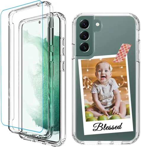 Vista 19 de Funda para teléfono con foto personalizada para Samsung Galaxy S22 5G, cubierta personalizada con imagen, texto, logotipo
