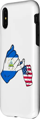 Vista 5 de iPhone 15 Parent and child Nicaragua USA family Case