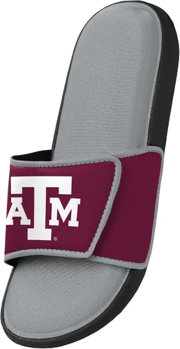 Vista 112 de FOCO Sandalias deportivas de espuma para ducha con logotipo de equipo universitario de la NCAA para hombre