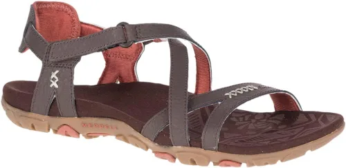 Vista 2 de Merrell - Modelo Sandspur de piel rosa