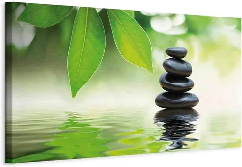 Vista 14 de artgeist Lienzo decorativo para pared, diseño de plumas de 35 x 12 pulgadas, 1 unidad, decoración del hogar, imagen estirada enmarcada para fotos