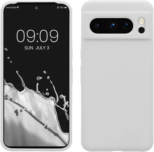 Vista 47 de kwmobile Funda compatible con Google Pixel 7 Pro - Funda de silicona TPU con acabado suave - Piedra antigua