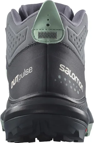 Vista 3 de Salomon Outpulse Mid Gore-Tex - Zapatos de senderismo para mujer, Gris