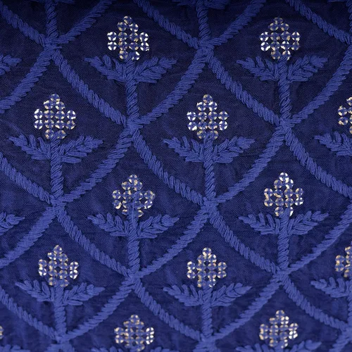 Vista 6 de Fundas de cojín decorativas azules pequeñas de 12 x 12 pulgadas, fundas de almohada bordadas con lentejuelas para sofá cama, paquete de 2 fundas