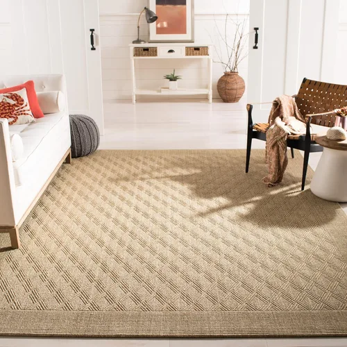 Vista 15 de SAFAVIEH Palm Beach Collection - Alfombra decorativa de 2 x 3 pies, diseño de ceniza, sisal y yute, ideal para zonas de alto tráfico en entrada