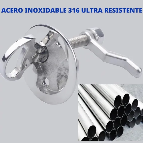 Vista 5 de MX Boat Cam Latch Marine Hatch Flush Pull Handle 316 Stainless Steel Plata-1 unidad