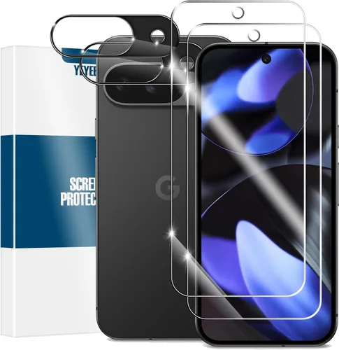 Vista 17 de Protector de pantalla para Google Pixel 6 5G + protectores de lente de cámara, [2+2 unidades] Protector de pantalla de vidrio templado de cobertura