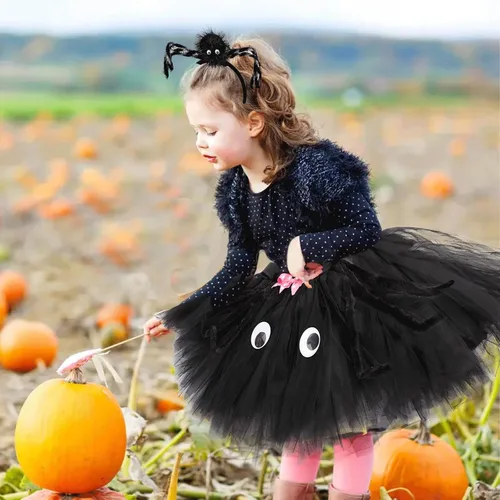 Vista 4 de Halloween tutu custome outfilt-spider, lion and witch
