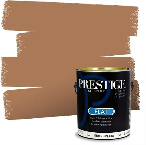 Vista 53 de Pintura 2 en 1, para primera mano y para exterior, de Prestige Paints, E100-N-1120BM