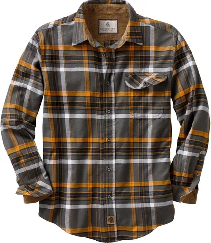 Vista 31 de Legendary Whitetails Camisa de franela de manga larga con botones para hombre, 100% algodón