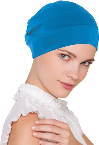 Vista 5 de Gorro de quimioterapia para mujer, tejido de algodón suave, turbante para dormir