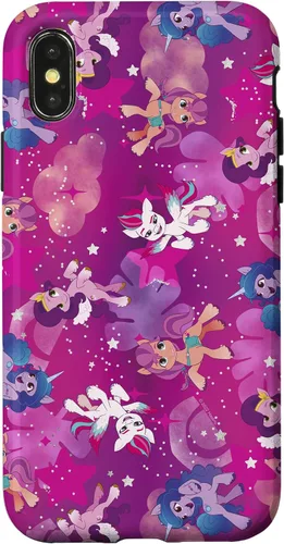 Vista 5 de My Little Pony: Una nueva generación Pink Group Pony Pattern V3 Funda para iPhone 17