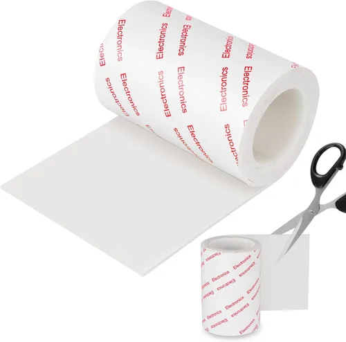 Vista 10 de Almohadillas de goma antideslizantes, almohadillas de silicona antideslizantes, almohadillas adhesivas de goma de 4 x 40 pulgadas, color negro