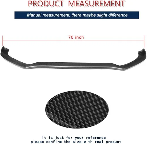 Vista 4 de Borde de parachoques delantero de fibra de carbono para Audi A5 B8.5 Sline S5 2012-2016 2 puertas 4 puertas alerón de barbilla delantero alerón