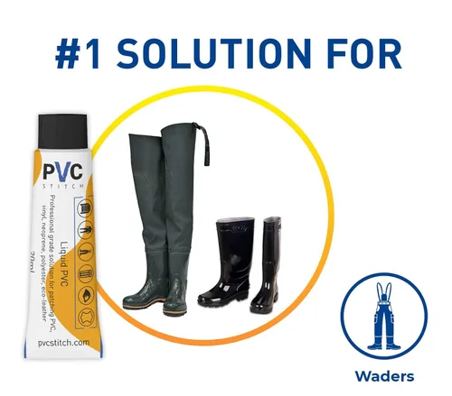 Vista 8 de AquaPro Kit de reparación de líquidos negros Kit de reparación impermeable listo para agua salada para inflables de PVC y PU, barcos, balsas