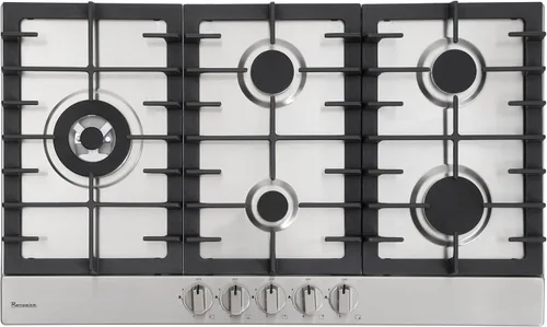 Vista 9 de Rangaire RCG241S - Placa de cocina de gas de 24 pulgadas, acero inoxidable, quemadores sellados, rejillas de hierro fundido, controles de quemador