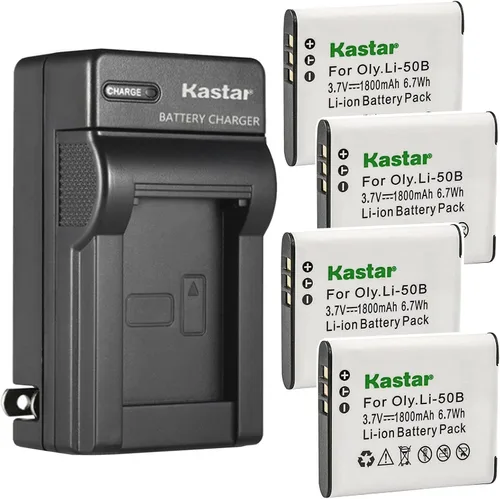 Vista 7 de Kastar Cargador de batería de pared AC para Olympus Li-50B, Stylus 9010, SZ-10, SZ-11, SZ-12, SZ-14, SZ-15, SZ-16, SZ-20, SZ-25MR, SZ-30MR, SZ-31MR