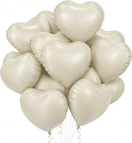 Vista 10 de 15 globos de papel de aluminio en forma de corazón negro de 18 pulgadas para el día de San Valentín, día de la madre, compromiso, aniversario