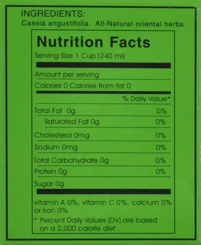 Vista 2 de 1 CAJA DE CALIFORNIA DIETERS' BEBIDA DE TÉ EXTRA FUERZA 1.76 OZ