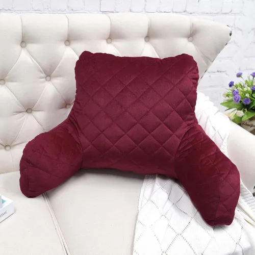 Vista 16 de Home Soft Things DO-IT-Yourself - Funda de almohada acolchada de terciopelo para lectura y relleno, respaldo para tumbona y reposabrazos