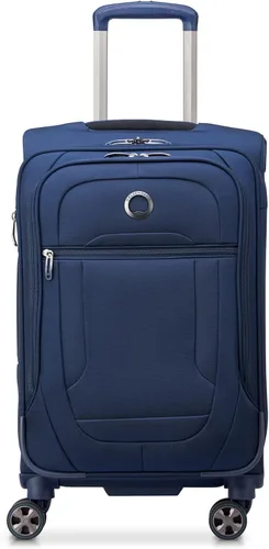 Vista 41 de DELSEY PARIS Helium DLX Softside - Maleta expandible con ruedas giratorias, azul marino, a cuadros, mediano de 25 pulgadas