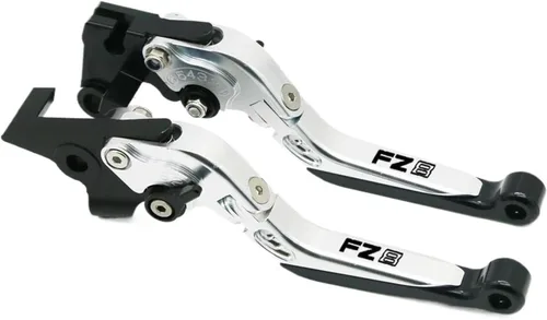 Vista 19 de Motorcycle Acessories Adjustable Extendable Folding Brake Clutch Levers Handle Compatible with Yamaha FZ8 FZ-8 2011 2012 2013 2014 2015-2020(A)