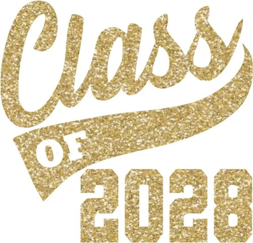 Vista 16 de Adhesivo de graduación para planchar en la clase de 2028, calcomanía para camiseta de secundaria, parche de graduación HTV para graduados