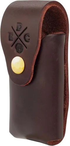 Vista 5 de Funda multiherramienta, cuero americano, bolsa multiherramienta para cinturones, funda multiherramienta con broche, compatible con multiherramientas