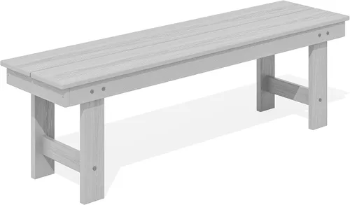 Vista 13 de SERWALL 2-Person Backless Outdoor Bench 56 Inches, Aruba
