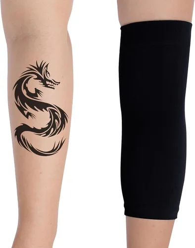 Vista 4 de HOVEOX 2 pares de mangas de tatuaje para cubrir el antebrazo y el brazo