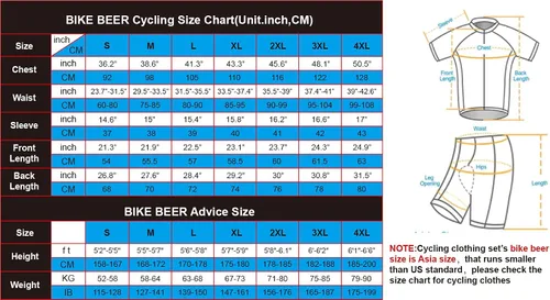 Vista 3 de BIKE BEER Bike Now Maillot de ciclismo Jersey de cerveza para hombre, camiseta de ciclismo S negro, Negro