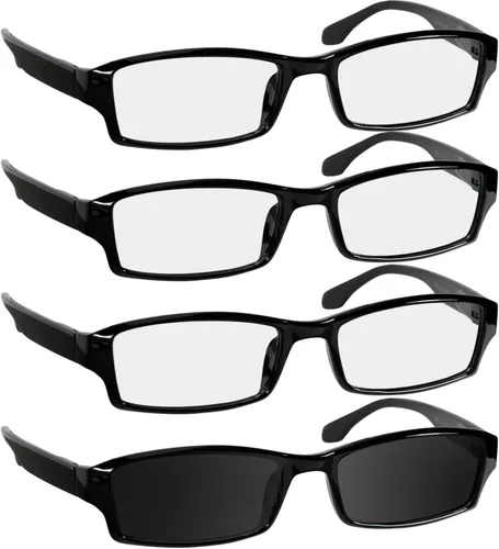 Vista 15 de TruVision Readers Gafas de lectura, bisagras de resorte cómodas para hombres y mujeres, 9501HP
