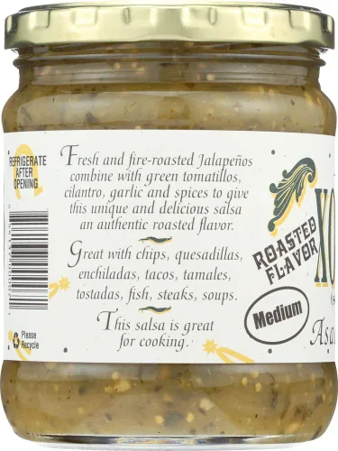 Vista 2 de Xochitl Asada Verde Salsa Medio - 15 oz