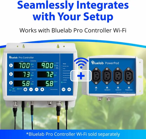 Vista 5 de Bluelab POWERPODNA PowerPod para controlador bluelab Pro (solo PowerPod), permite el control de temperatura para una absorción óptima de nutrientes