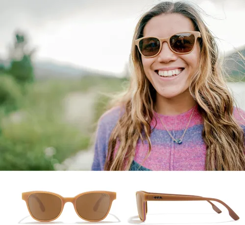 Vista 2 de Zeal Optics Avon Gafas de sol polarizadas a base de plantas para mujer