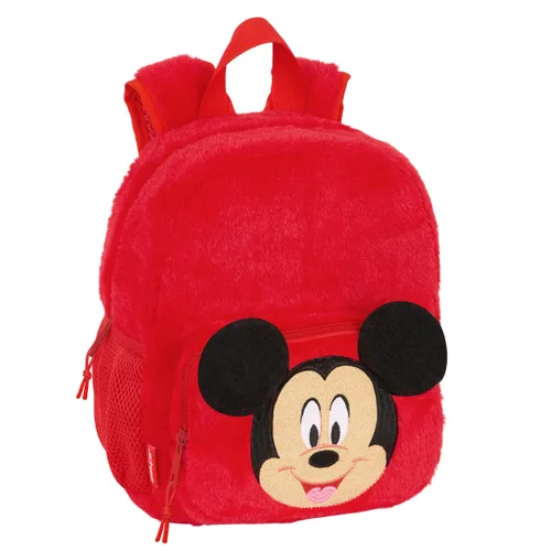 Vista 2 de Mochila Infantil Mickey Mouse Clubhouse Rojo 22 x 27 x 10 cm