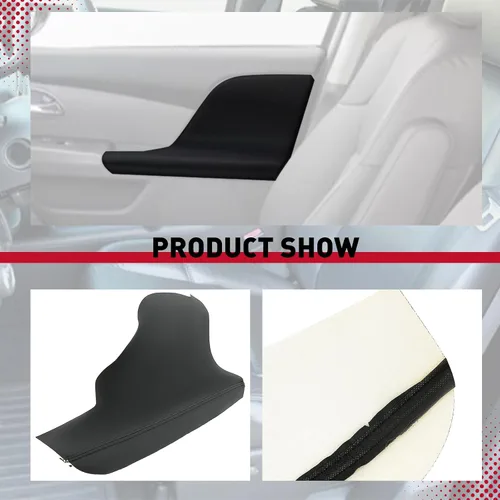 Vista 5 de HECASA Cubierta de reposabrazos para panel de puerta, compatible con Honda Odyssey 2011-2017 de PVC, repuesto para reposabrazos de puerta