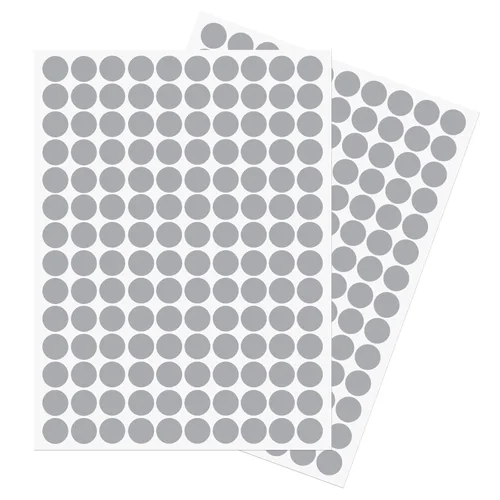 Vista 16 de uxcell 1 Hoja/140 Piezas de Pegatinas para Cubrir Agujeros de Tornillo, 12 mm de Diámetro, PVC Autoadhesivas, Tapas a Prueba de Polvo para Muebles