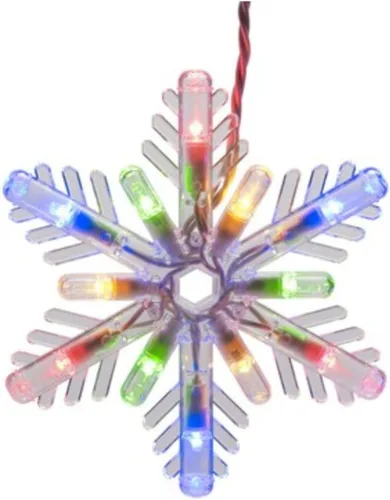 Vista 8 de GE Color Choice 8 unidades de mini copos de nieve LED multifunción que cambian