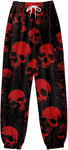 Vista 4 de Sweatpants for Women Cinch Bottom Drawstring Elastic Waist Pants Sporty Athletic Joggers Trousers with Pockets