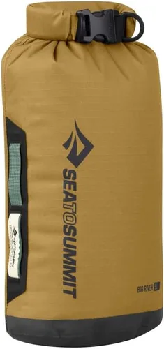 Vista 20 de Sea to Summit Big River Bolsa seca, almacenamiento seco de alta resistencia, 8 litros, color oro marrón Ultradurable, abrasion-resistant