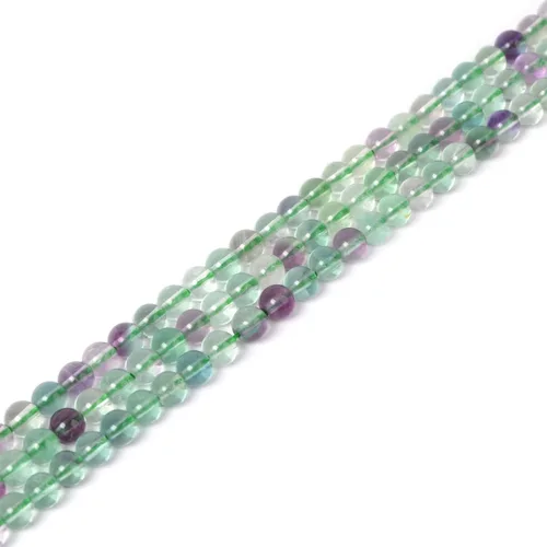 Vista 60 de 7 piedras preciosas de chakras de 0.157 in redondas de cristal curativo sueltas de 16 pulgadas para hacer cuentas de joyería
