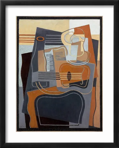 Vista 2 de ART Wall Giclee Print Le Gueridon, 1922 (Oil on Canvas) on Black Frame by Juan Gris, 12x16 Marco negro