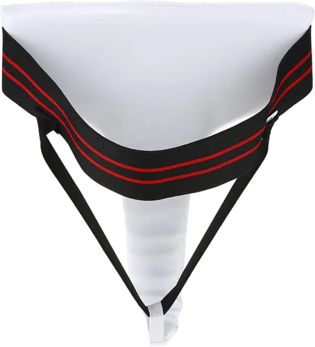 Vista 2 de Guardia de ingle para mujer Taekwondo Guardia de ingle Boxeo Karate Jockstrap Sanda Crotch Protector(M)