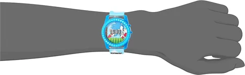 Vista 2 de Accutime Sonic The Hedgehog SNC4003 Reloj de cuarzo azul con pantalla digital para niños, Azul, Digital