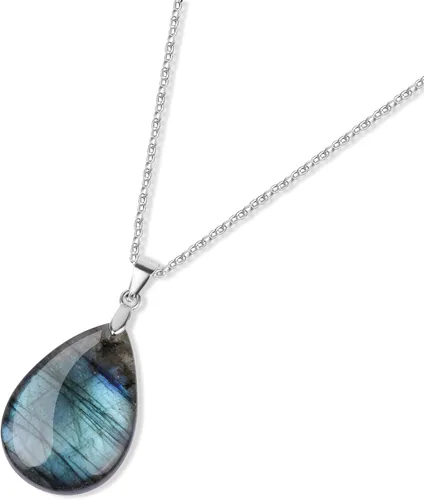 Vista 11 de GAVU Collar de lágrima de piedras preciosas para mujer, collares de cristal para mujer